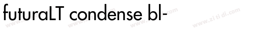 futuraLT condense bl字体转换